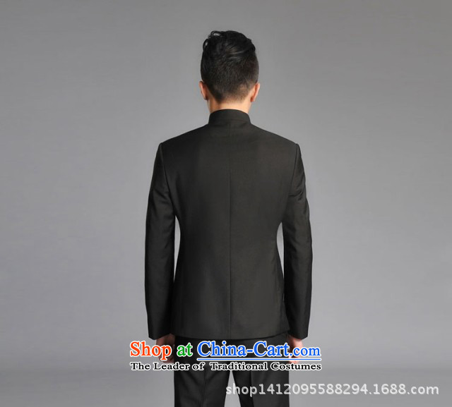 The autumn and winter new national costumes men Tang Dynasty Chinese tunic characteristics clothing collar Sau San JSL013YZ male black M double thick) Picture, prices, brand platters! The elections are supplied in the national character of distribution, so action, buy now enjoy more preferential! As soon as possible.