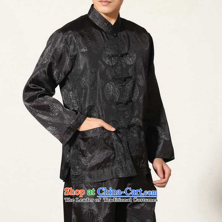 The autumn and winter new national costumes men Tang Dynasty Chinese tunic characteristics of Tang Dynasty outfits clothing kit JSL016YZ navy XL Photo, prices, brand platters! The elections are supplied in the national character of distribution, so action, buy now enjoy more preferential! As soon as possible.