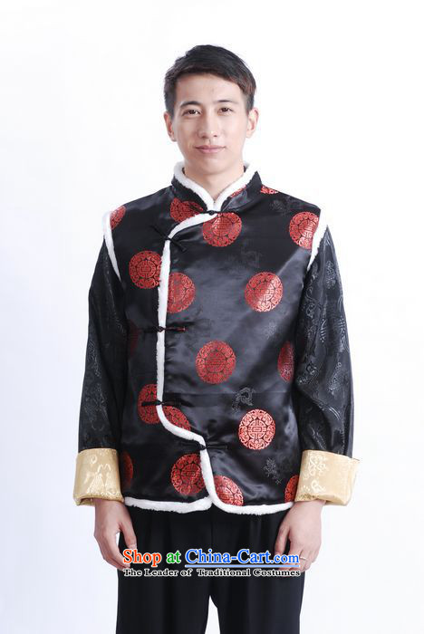 The autumn and winter new national costumes men Tang Dynasty Chinese tunic characteristics for winter clothing Chinese vest JSL015YZ YELLOW L picture, prices, brand platters! The elections are supplied in the national character of distribution, so action, buy now enjoy more preferential! As soon as possible.