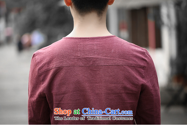 In accordance with the cultural and arts retro shirts, brown male China wind characters long-sleeved linen cotton tie-neck shirt light dark green M picture, prices, brand platters! The elections are supplied in the national character of distribution, so action, buy now enjoy more preferential! As soon as possible.