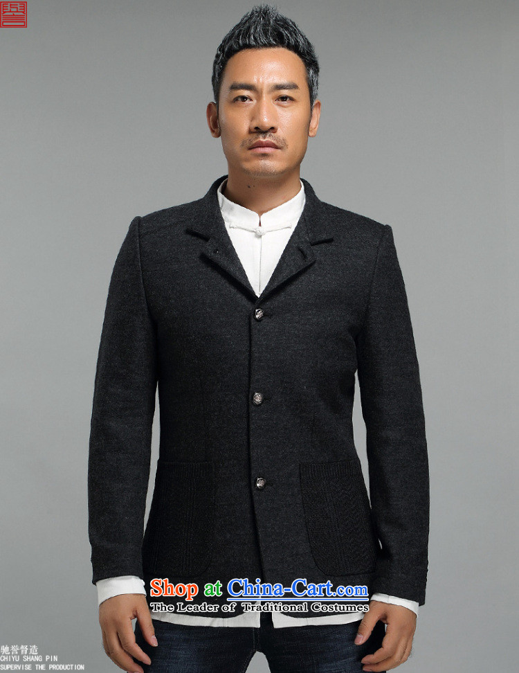 Renowned China wind collar men wool coat Chinese tunic retro? national costumes men jacket Tibetan Pictures, price blue 2XL, brand platters! The elections are supplied in the national character of distribution, so action, buy now enjoy more preferential! As soon as possible.