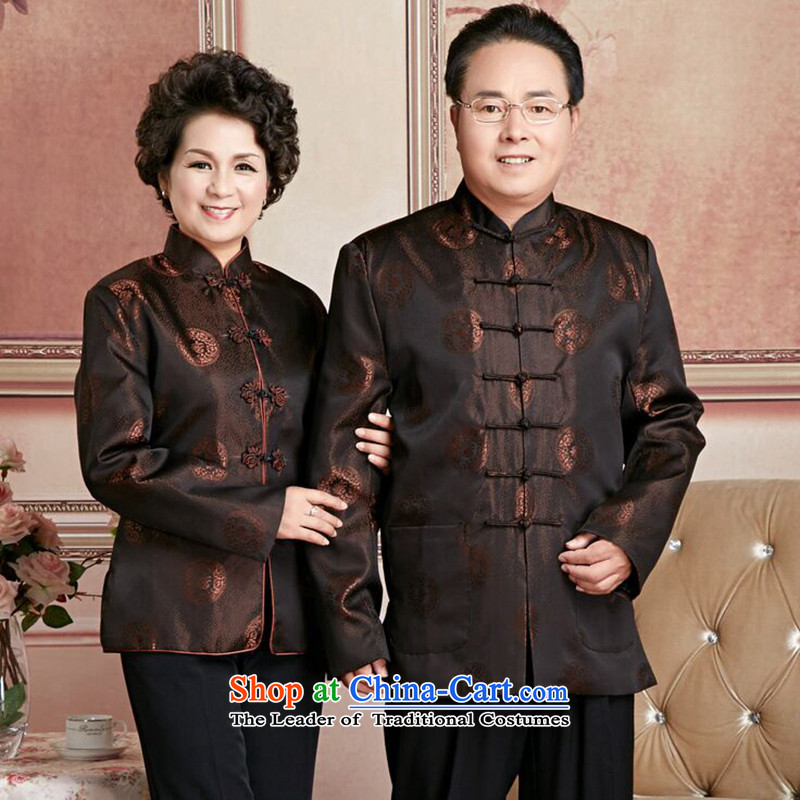 Find in the autumn and winter Sophie older men and women Tang dynasty taxi couples with brocade coverlets made wedding anniversary celebration of long-sleeved jacket - 3  women find XL, Sophie , , , shopping on the Internet
