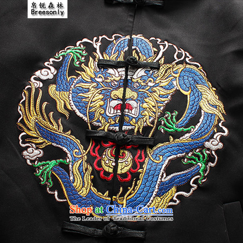 8Vpro Forest (breesonly) national costumes and the spring and autumn jacket coat China wind arithmetic collar disc detained men JK110 black XXL, jacket 8Vpro Forest (breesonly) , , , shopping on the Internet