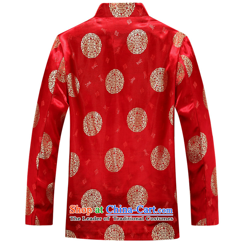 Thre line autumn and winter and the new elderly couples replacing Tang jackets China wind Park Hee-chinese dresses auspicious long-sleeved mom and dad too shou golden marriage birthday gift red women 175 women, and thre line (gesaxing) , , , shopping on t
