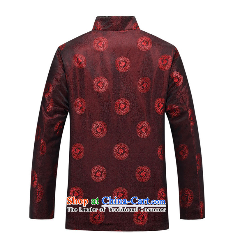 Thre line autumn and winter and the new elderly couples well clip cotton Tang China wind jacket, golden marriage between men and women's birthday of the Tang dynasty ãþòâ F88030 deep red women 170 women, and thre line (gesaxing) , , , shopping on the Inte