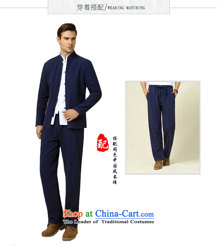 New cotton linen Sau San Tong load men kit plus long-sleeved shirt trousers set of China wind collar Chinese men detained retro slow disk load life long-sleeved color (pickled long pants) 180 pictures, prices, brand platters! The elections are supplied in the national character of distribution, so action, buy now enjoy more preferential! As soon as possible.