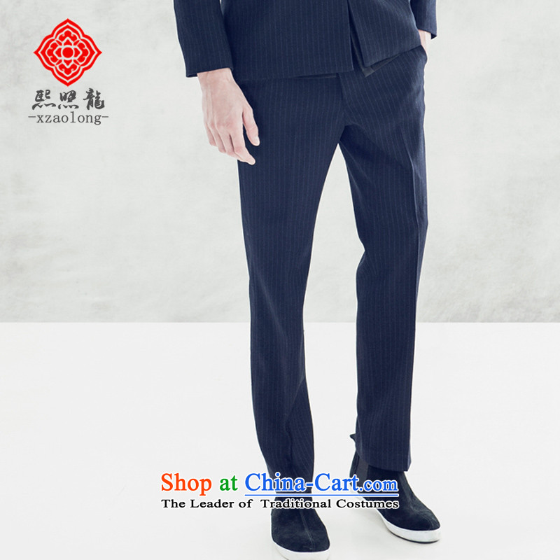 Hee-snapshot tatsuaki streaks Chinese tunic pants commerce is pants men Sau San euro version leisure west pants and blue , Hee-snapshot (XZAOLONG lung) , , , shopping on the Internet