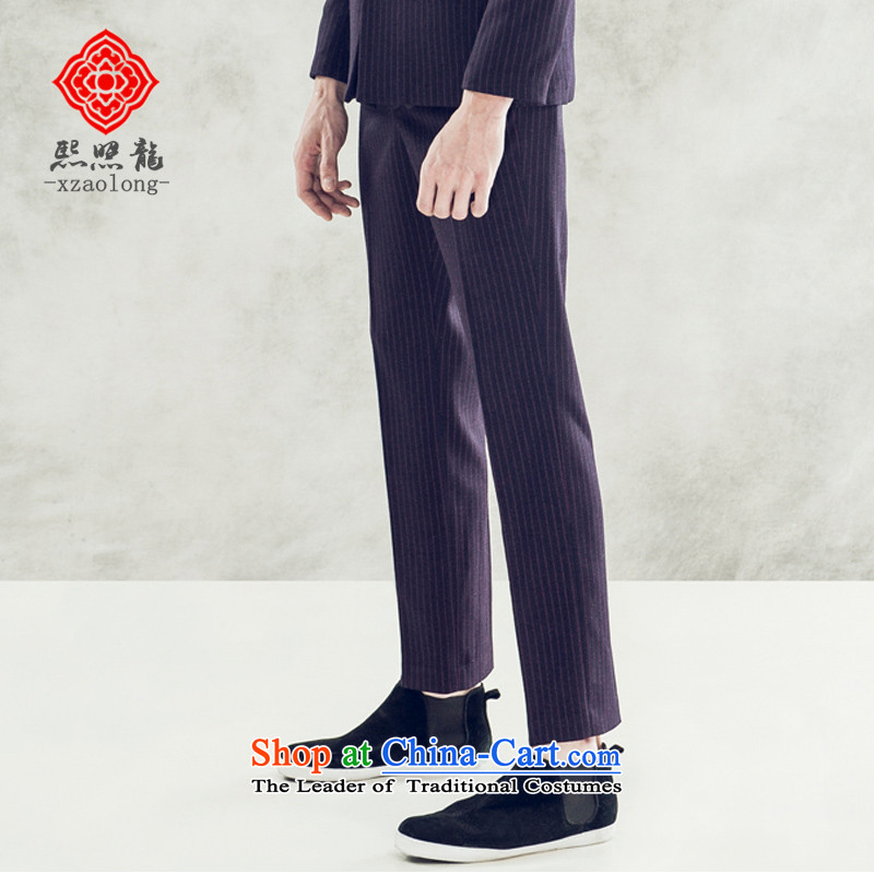 Hee-snapshot tatsuaki streaks Chinese tunic pants commerce is pants men Sau San euro version leisure west pants and blue , Hee-snapshot (XZAOLONG lung) , , , shopping on the Internet