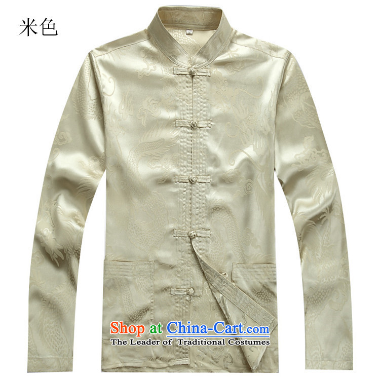 Hiv Rollet fall of Chinese long-sleeved men of autumn and winter in older men Tang blouses white kit M picture, prices, brand platters! The elections are supplied in the national character of distribution, so action, buy now enjoy more preferential! As soon as possible.