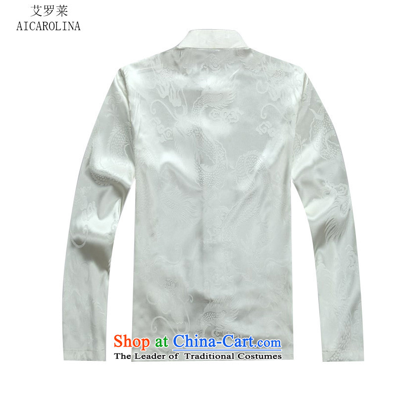 Hiv Rollet fall of Chinese long-sleeved men of autumn and winter in older men Tang blouses white kit M HIV ROLLET (AICAROLINA) , , , shopping on the Internet