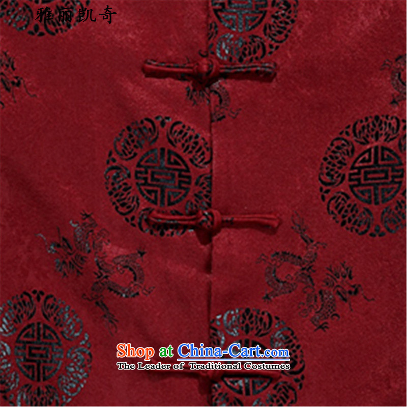 Alice Keci 2015 New Tang dynasty of older people in the long sleeve jacket men with grandpapa installed during the spring and autumn life of older persons Tang jackets cotton coat Hee-ryong, red cotton coat 180, Alice keci shopping on the Internet has bee