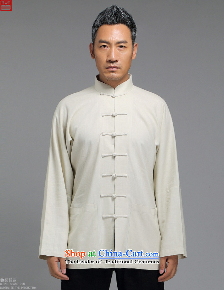 Renowned Tang Dynasty Chinese men and boys autumn long-sleeved sweater collar China wind men disc detained Chinese shirt Han-black 3XL improved picture, prices, brand platters! The elections are supplied in the national character of distribution, so action, buy now enjoy more preferential! As soon as possible.