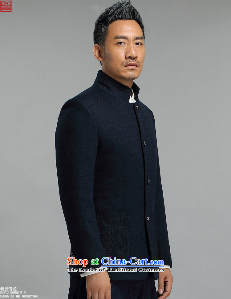 Renowned China wind collar men wool coat Chinese tunic retro? national costumes men jacket Fall/Winter Collections of blue XL Photo, prices, brand platters! The elections are supplied in the national character of distribution, so action, buy now enjoy more preferential! As soon as possible.