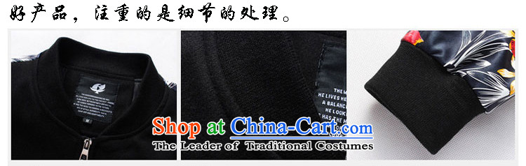 Gurun vani 2015 autumn and winter, Tang Dynasty Chinese tunic male Korean Sau San collar jacket coat male 817 white on black flower XL Photo, prices, brand platters! The elections are supplied in the national character of distribution, so action, buy now enjoy more preferential! As soon as possible.