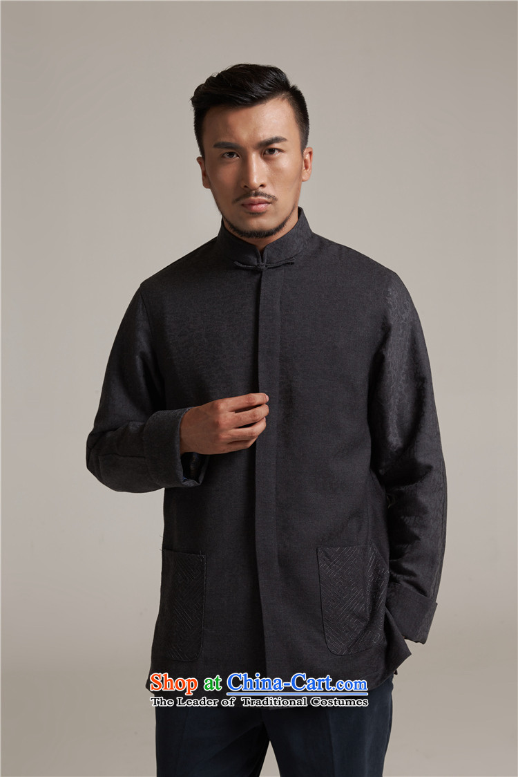 Fudo Jin-hui Tak 2015 autumn and winter new products men Tang dynasty China wind men's jackets older leisure jacket China wind aubergine M picture, prices, brand platters! The elections are supplied in the national character of distribution, so action, buy now enjoy more preferential! As soon as possible.
