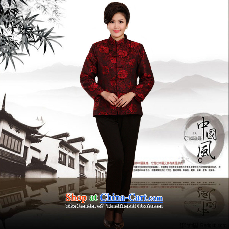 The Rafael Hui Kai 2015 winter new couples in Tang Dynasty older couples with golden marriage birthday celebration of the birthday of the Cotton Tang jackets, Female 13183 13183 couples bourdeaux 165 cotton, Dili Folder Shi Kai , , , shopping on the Inter