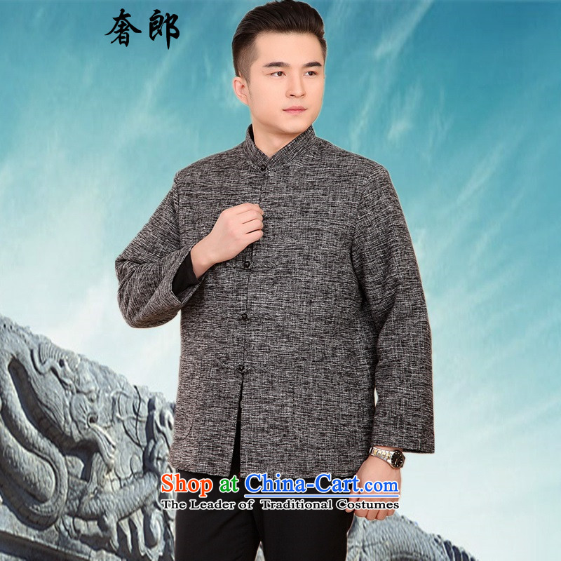 The extravagance in health of older men Tang dynasty large long-sleeved jacket coat to thick older too Shou Tang blouses autumn and winter, father Father Chinese clothing grandfather replacing ma gray 3XL/185, luxury health , , , shopping on the Internet