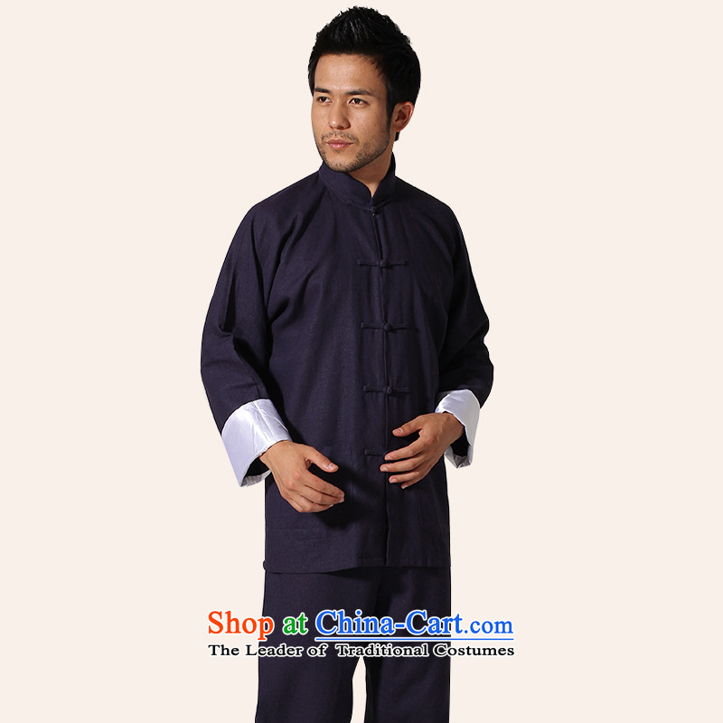 The 2015 autumn, pickup national retro Tang dynasty male cotton linen large long-sleeved Kung Fu Tai Chi Kit Mr. service men wearing Han-Tang dynasty costume light yellow size too big to pay attention to the picture, prices, brand platters! The elections are supplied in the national character of distribution, so action, buy now enjoy more preferential! As soon as possible.