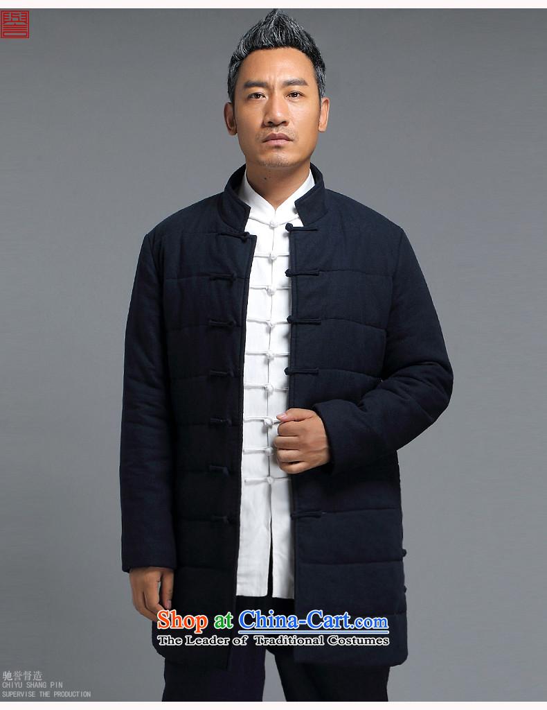 Renowned Tang dynasty men in relaxd longer male ãþòâ male cotton coat winter wind-thick cotton Chinese men jacket thickness of the robe D1816- Gray L-Picture, prices, brand platters! The elections are supplied in the national character of distribution, so action, buy now enjoy more preferential! As soon as possible.