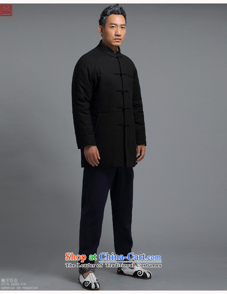 Renowned Tang dynasty men in relaxd longer male ãþòâ male cotton coat winter wind-thick cotton Chinese men jacket thickness of the robe D1816- Gray L-Picture, prices, brand platters! The elections are supplied in the national character of distribution, so action, buy now enjoy more preferential! As soon as possible.