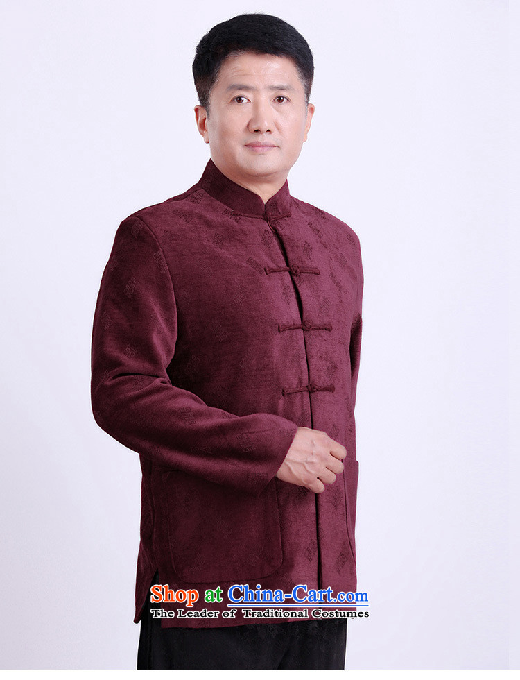 The name of the 2015 autumn of the OSCE in the new elderly men casual scouring pads package jacket Kim Chinese collar ethnic Han-father shirt 0978 Red 175/XXL picture, prices, brand platters! The elections are supplied in the national character of distribution, so action, buy now enjoy more preferential! As soon as possible.