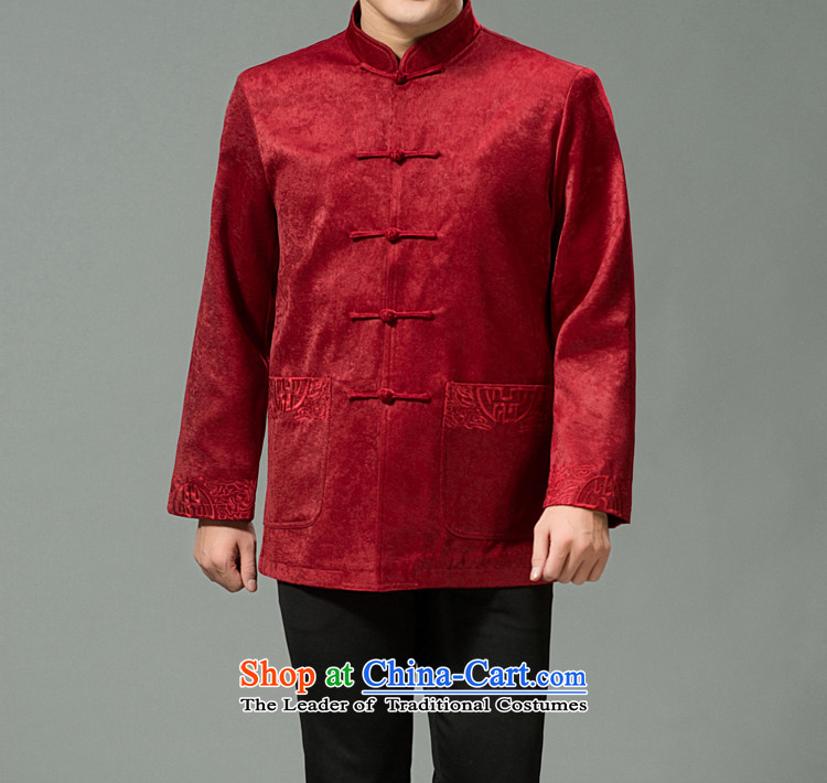 Mr Tang Dynasty poem federation men in the countrysides elderly men Tang jackets 2015 winter folder manually loaded disc cotton short clip Chinese Tang dynasty collar national costumes deep coffee 170 pictures, prices, brand platters! The elections are supplied in the national character of distribution, so action, buy now enjoy more preferential! As soon as possible.