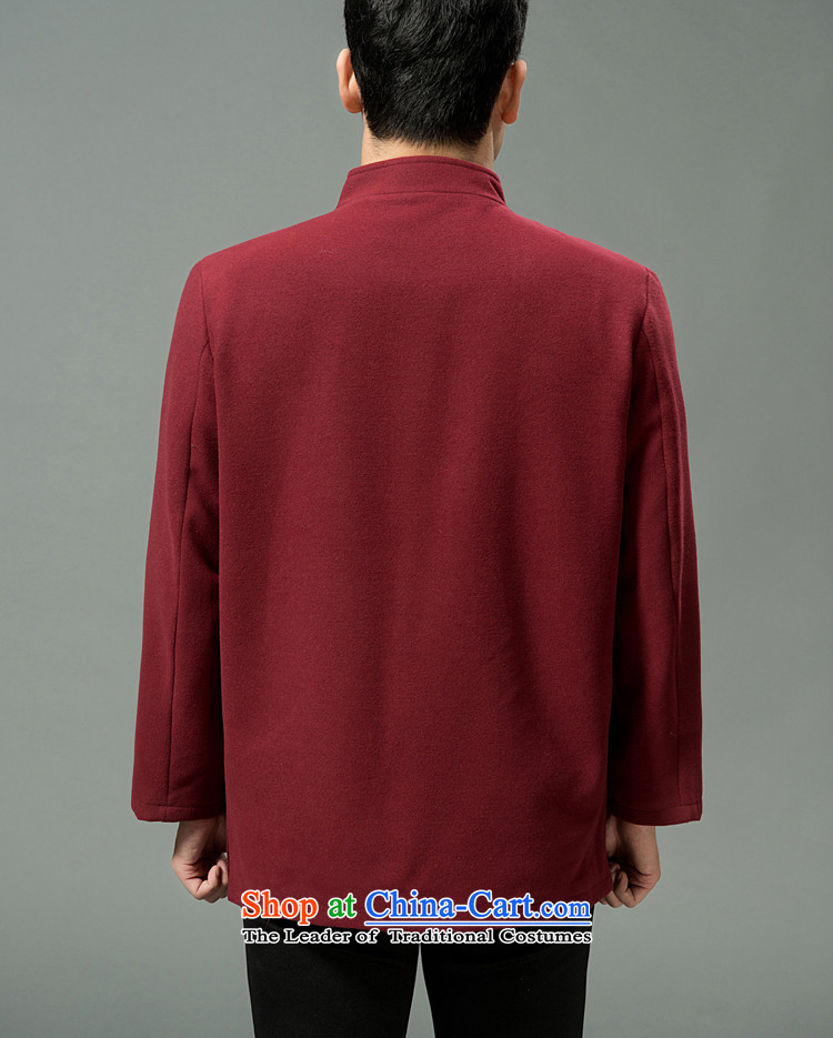 Federal Tang Dynasty poem Bob wool coat in the elderly men Tang jackets 2015 winter thick hair? Tang hand-held a mock-neck Tang Dynasty Chinese national costumes leather red 190 pictures, prices, brand platters! The elections are supplied in the national character of distribution, so action, buy now enjoy more preferential! As soon as possible.