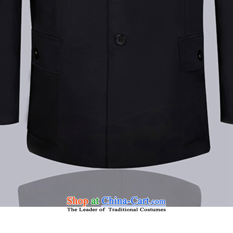 The Emperor smiled Mock-neck Chinese tunic male package for older uniform jacket attire dress navy, lint-free cloth, 76, the Emperor smiled , , , shopping on the Internet