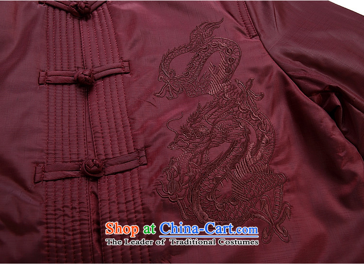 Tang dynasty male jacket coat long-sleeved thick cotton plus Tang blouses, older men's father replace 2015 autumn and winter embroidered dragon plus new products cotton black 180 pictures, prices, brand platters! The elections are supplied in the national character of distribution, so action, buy now enjoy more preferential! As soon as possible.