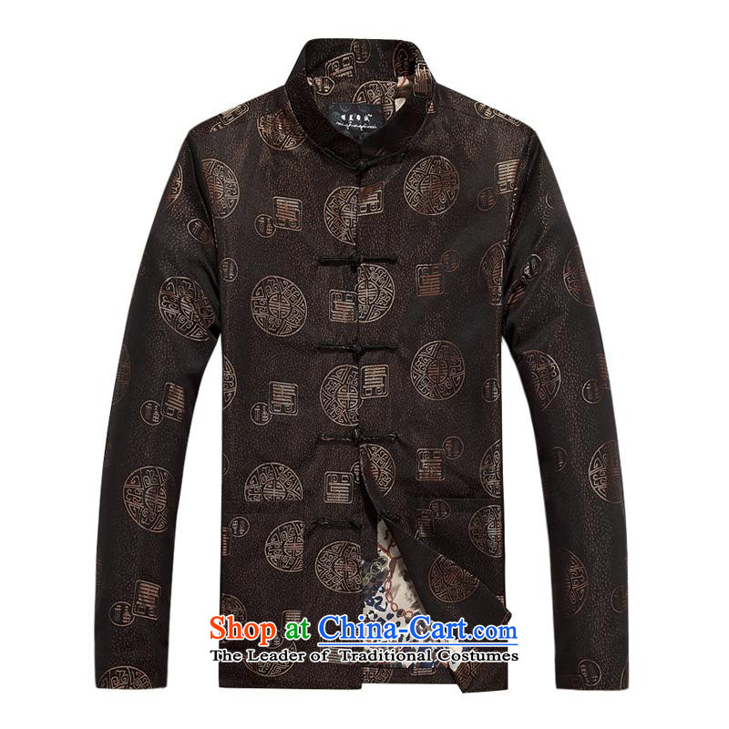 Tang dynasty male jacket coat long-sleeved thick cotton warm in the older men Tang dynasty father replace 2015 autumn and winter new products fu shou plus cotton red 190,JACK EVIS,,, shopping on the Internet