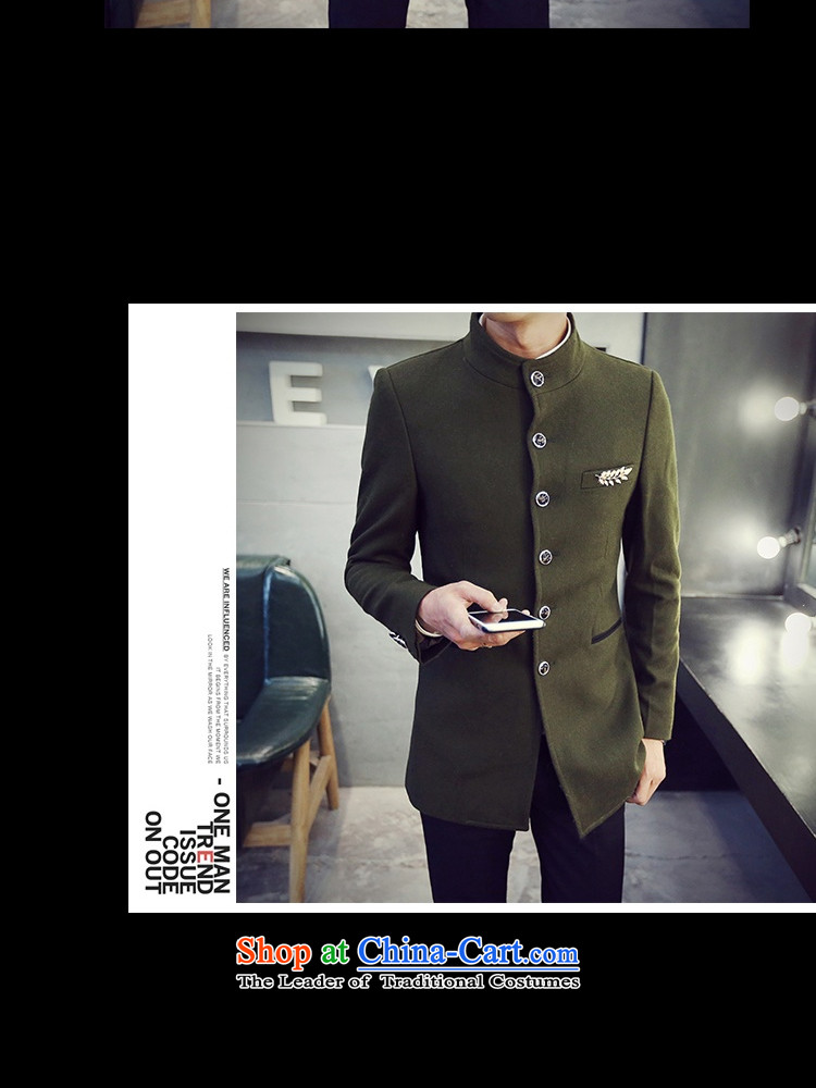 Kai removals by sinks Chinese tunic collar Sau San China wind suit male leisure. Long hair? Army Green Jacket coat XXL picture, prices, brand platters! The elections are supplied in the national character of distribution, so action, buy now enjoy more preferential! As soon as possible.