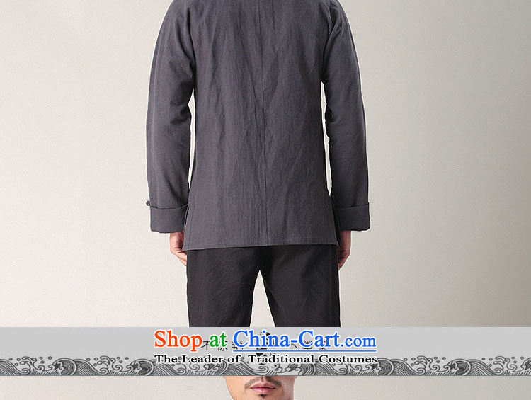 The qin designer original men improved cotton linen Tang dynasty men casual China Wind Jacket coat retro mqxs26010 Tibetan blue L picture, prices, brand platters! The elections are supplied in the national character of distribution, so action, buy now enjoy more preferential! As soon as possible.