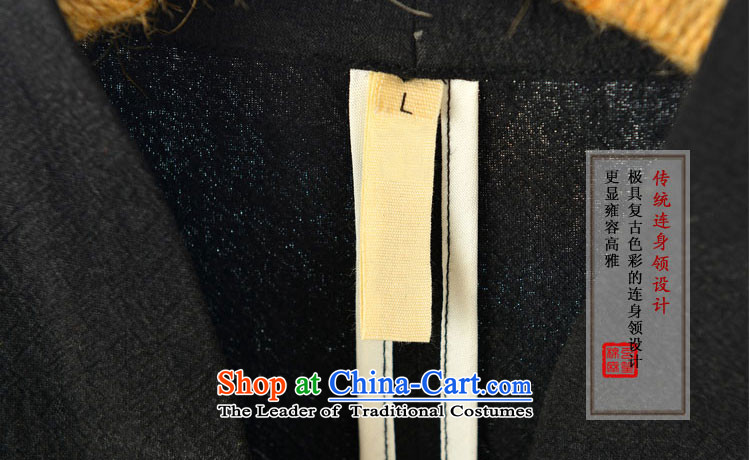 The qin designer original original autumn 2015 new wholesale Han-Menswear Chinese cotton linen retro Tang jackets and China wind mqxs2201 dark blue XXL picture, prices, brand platters! The elections are supplied in the national character of distribution, so action, buy now enjoy more preferential! As soon as possible.