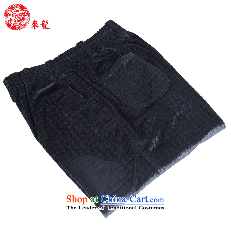 To Tang dynasty dragon autumn and winter, China Wind Pant 14357 male blue blue 46, to lung , , , shopping on the Internet