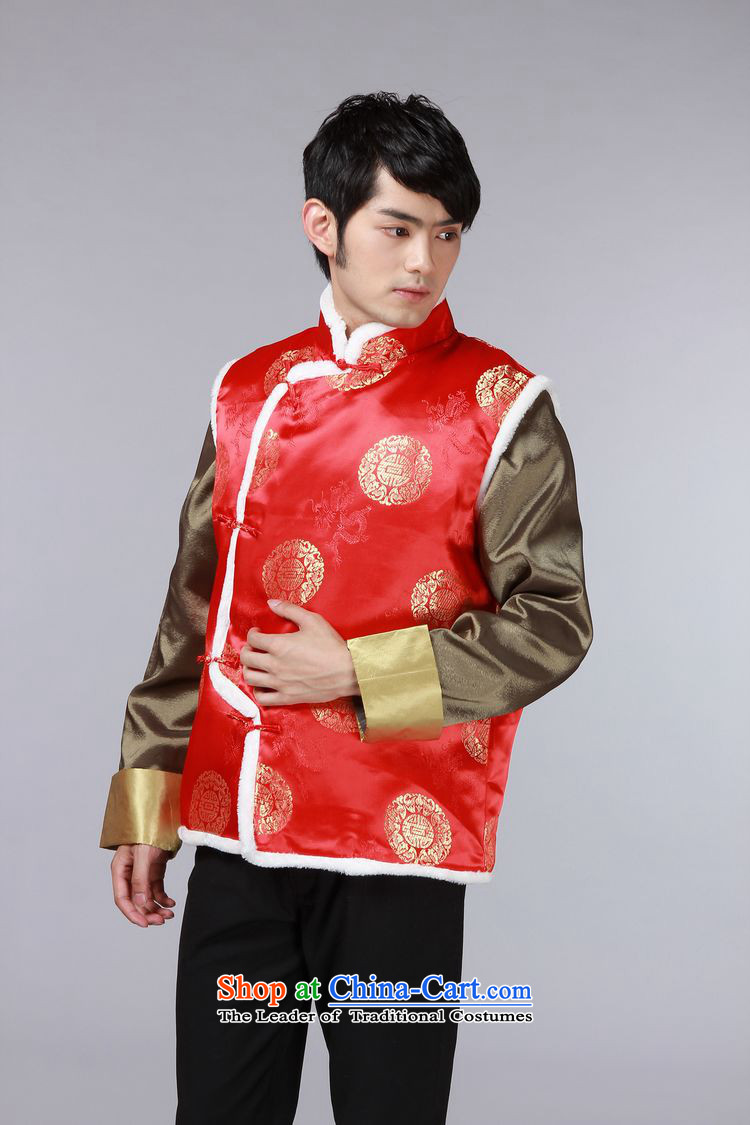 The autumn and winter new national costumes men Tang Dynasty Chinese tunic characteristics for winter clothing Chinese vest JSL015YZ black M picture, prices, brand platters! The elections are supplied in the national character of distribution, so action, buy now enjoy more preferential! As soon as possible.