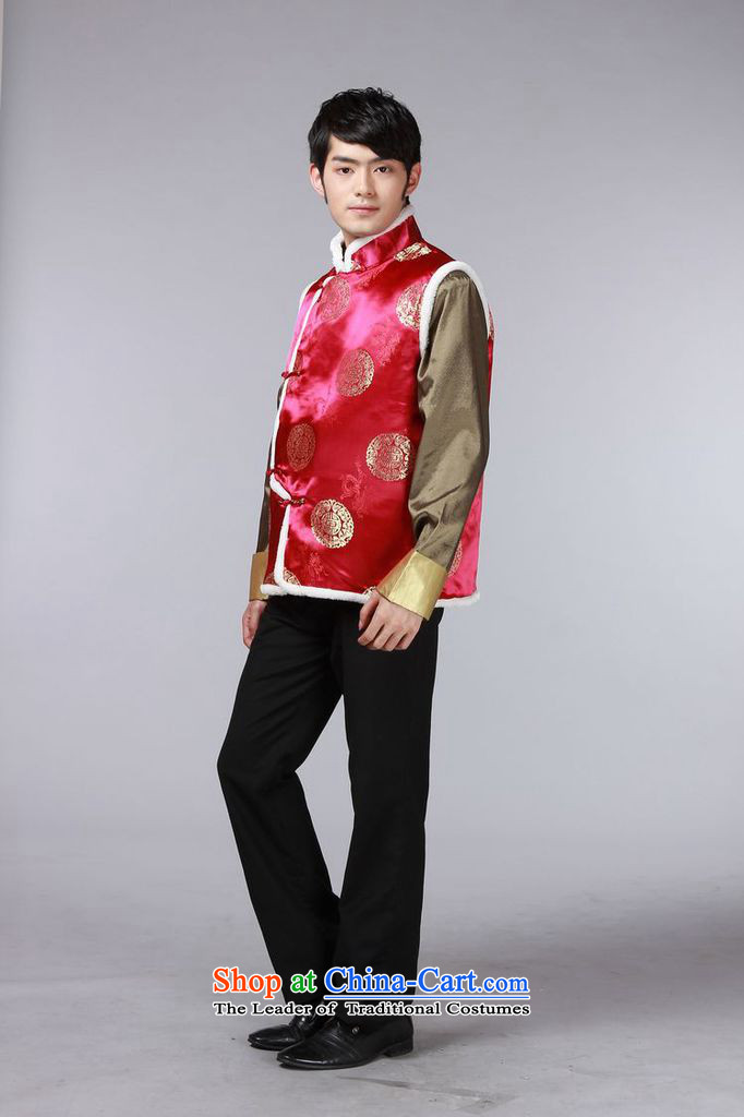 The autumn and winter new national costumes men Tang Dynasty Chinese tunic characteristics for winter clothing Chinese vest JSL015YZ black M picture, prices, brand platters! The elections are supplied in the national character of distribution, so action, buy now enjoy more preferential! As soon as possible.