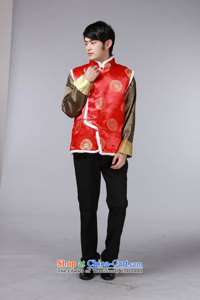 The autumn and winter new national costumes men Tang Dynasty Chinese tunic characteristics for winter clothing Chinese vest JSL015YZ black M picture, prices, brand platters! The elections are supplied in the national character of distribution, so action, buy now enjoy more preferential! As soon as possible.