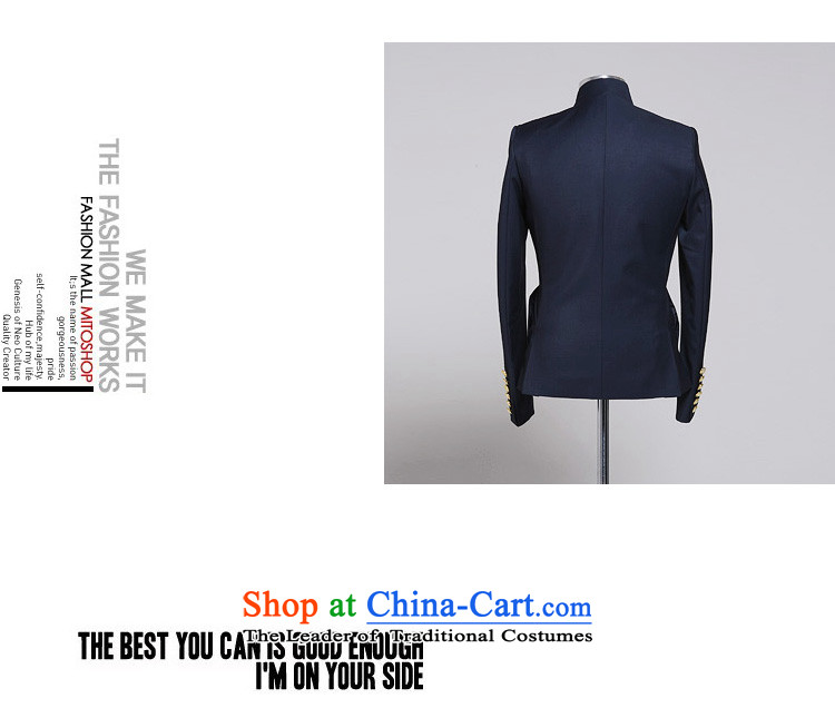The autumn and winter new national costumes men Tang Dynasty Chinese tunic suit male Dress Casual characteristics male JSL014YZ navy L picture, prices, brand platters! The elections are supplied in the national character of distribution, so action, buy now enjoy more preferential! As soon as possible.