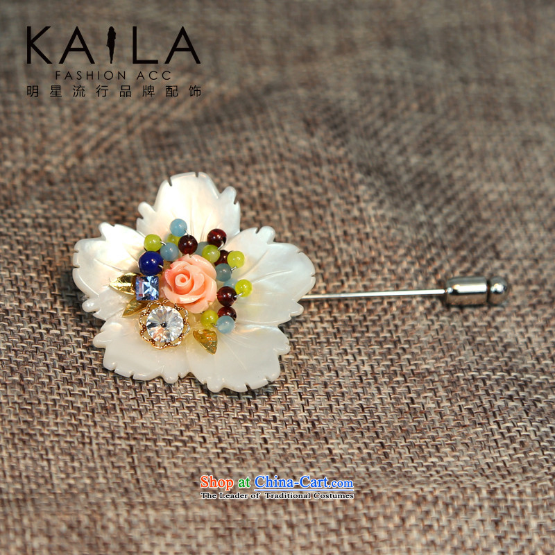 Kaila seem shell female Korean literature and brooches chest flower blossoms original design ,KAILA,,, manually shopping on the Internet