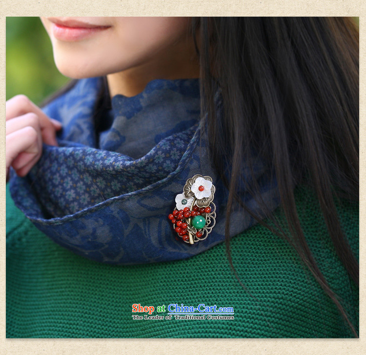Gangnam-gu rainy brooches female flowers agate pin shell antique chest flower of ethnic jewelry silk scarf clip picture image, prices, brand platters! The elections are supplied in the national character of distribution, so action, buy now enjoy more preferential! As soon as possible.