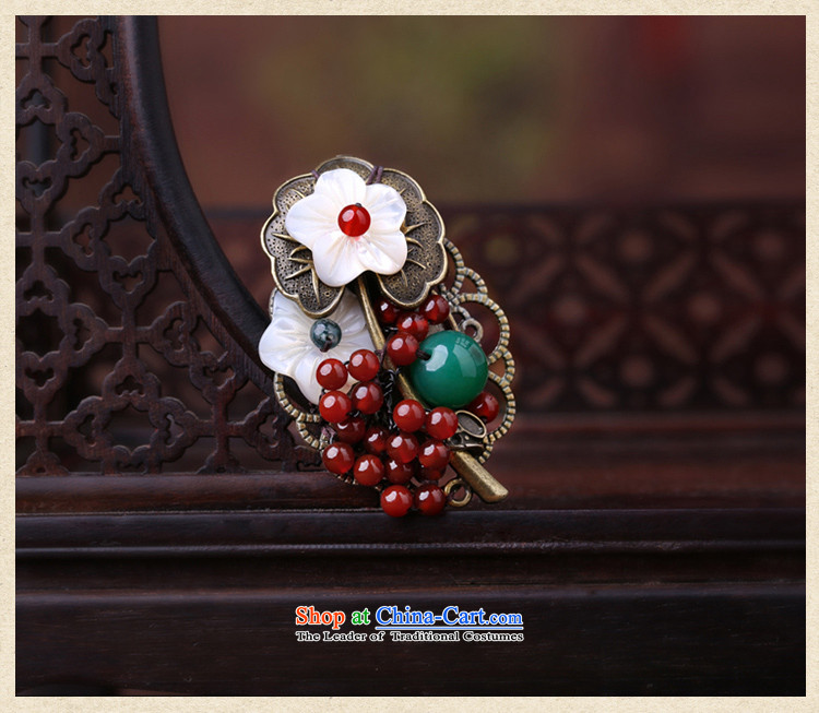 Gangnam-gu rainy brooches female flowers agate pin shell antique chest flower of ethnic jewelry silk scarf clip picture image, prices, brand platters! The elections are supplied in the national character of distribution, so action, buy now enjoy more preferential! As soon as possible.