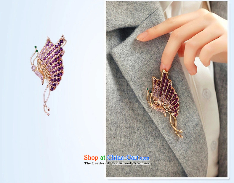 Mrs Ingrid or brooches upscale female Chest Flower retro jewelry Artificial Crystal Light Purple Butterfly Picture, prices, brand platters! The elections are supplied in the national character of distribution, so action, buy now enjoy more preferential! As soon as possible.