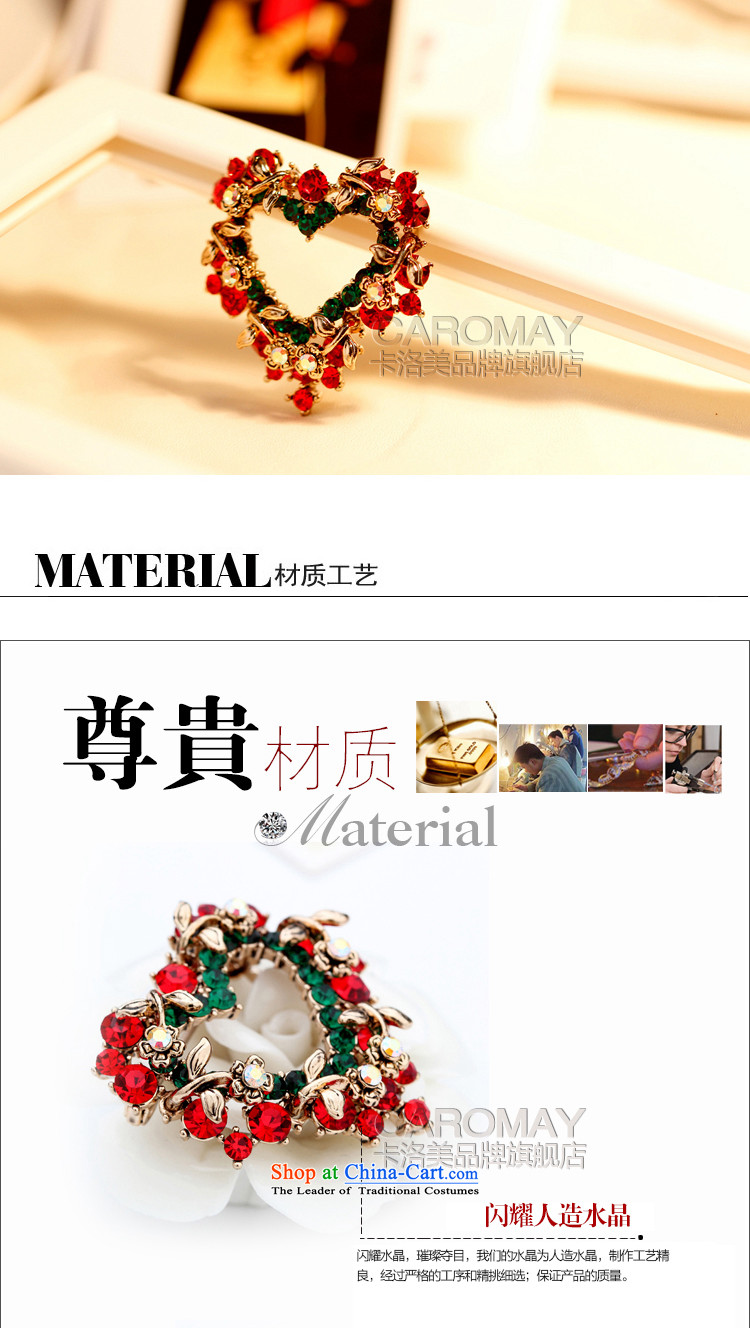 Card Lomé Brooches Korean stylish crystal heart-shaped upscale love wreath Chest Flower Heart Pin buckle shawl Christmas elegantly decorated with ornaments holiday gifts picture, prices, brand platters! The elections are supplied in the national character of distribution, so action, buy now enjoy more preferential! As soon as possible.