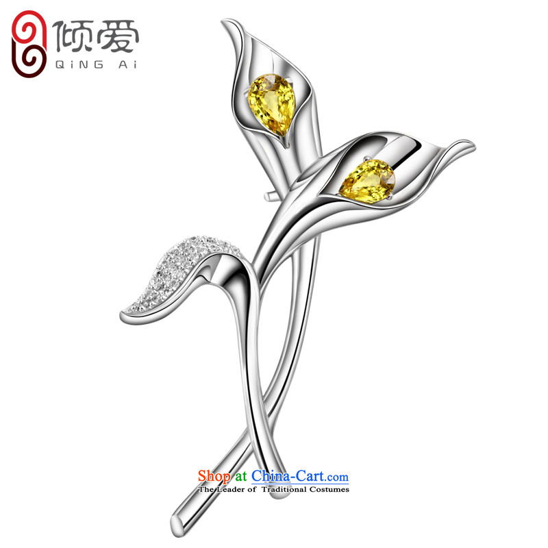 The Dumping love 925 silver brooches lily female retro clip China wind Christmas ornaments gift girlfriend Mystic Purple, dumping Love , , , shopping on the Internet