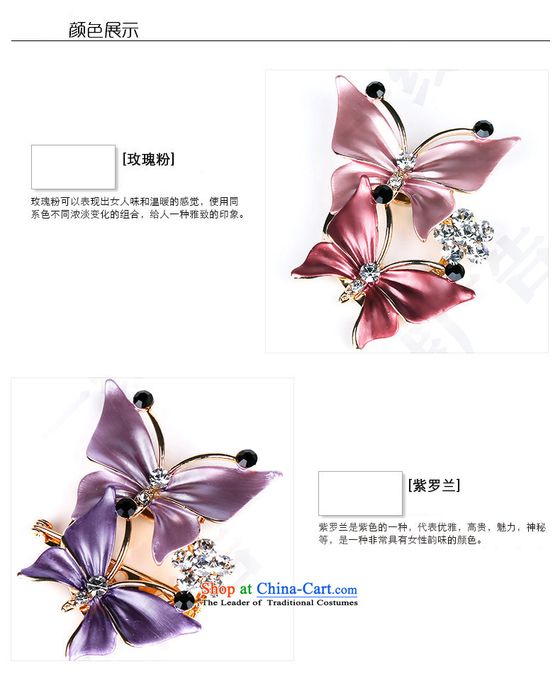 In accordance with the Korean female brooches Sleek and versatile brooches Chest Flower silk scarf clip brooches upscale girls butterfly clip brooches detained Saint Valentine's Day Gifts purple picture, prices, brand platters! The elections are supplied in the national character of distribution, so action, buy now enjoy more preferential! As soon as possible.