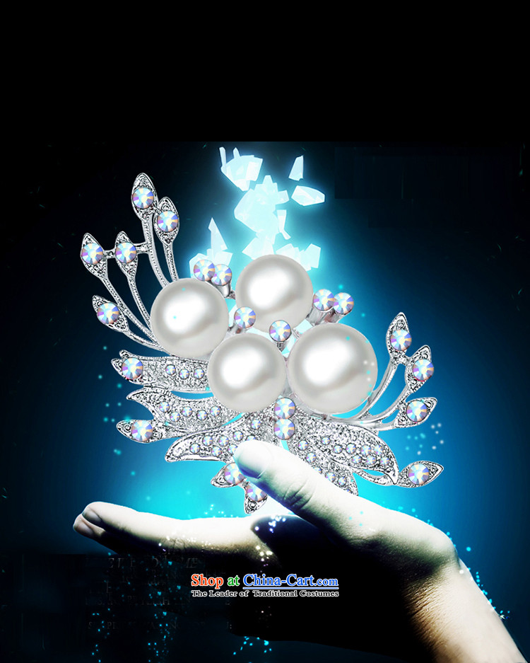 Lydie card the high-end synthetic crystals-class color artificial crystal full drill pearl brooches Chest Flower Festival birthday gift ceremony female white picture, prices, brand platters! The elections are supplied in the national character of distribution, so action, buy now enjoy more preferential! As soon as possible.