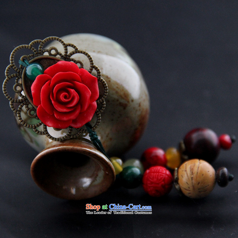 Hanata manually for retro ethnic brooches Chest Flower paint carved rose to the undersheet hanging ornaments with gifts, flower shop online for , , ,
