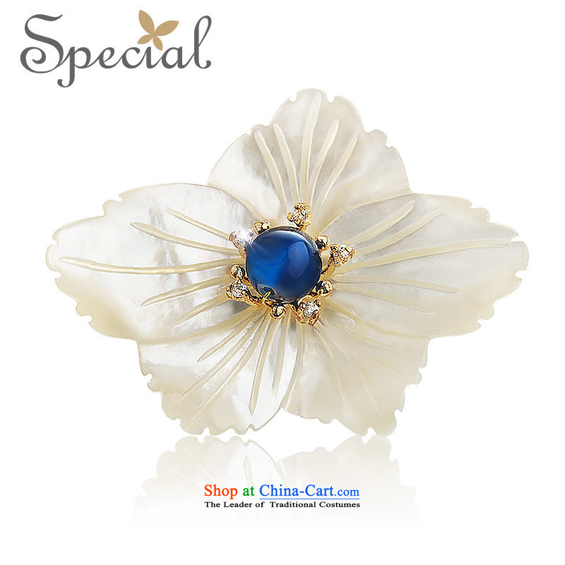 Special western deep-sea shells flowers temperament brooches female pin on the chest flower blossoms 2015 New Birthday Gift