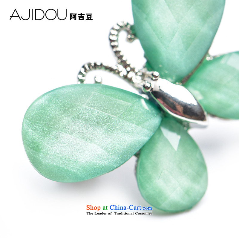 The Korea Aguirre AJIDOU version Chest Flower stylish green leaves the emulation crystal brooches accessories to the undersheet popular Jewelry Ornaments green ,AJIDOU,,, shopping on the Internet