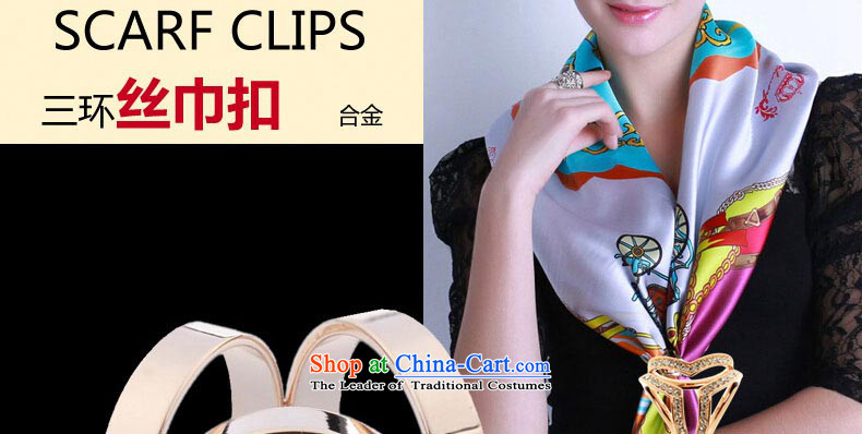 Tsful genuine brooches female silk scarf deduct 3 ring wild scarf silk scarf ring Korean air hostesses Chest Flower Nga - Golden images of Van Gogh, prices, brand platters! The elections are supplied in the national character of distribution, so action, buy now enjoy more preferential! As soon as possible.